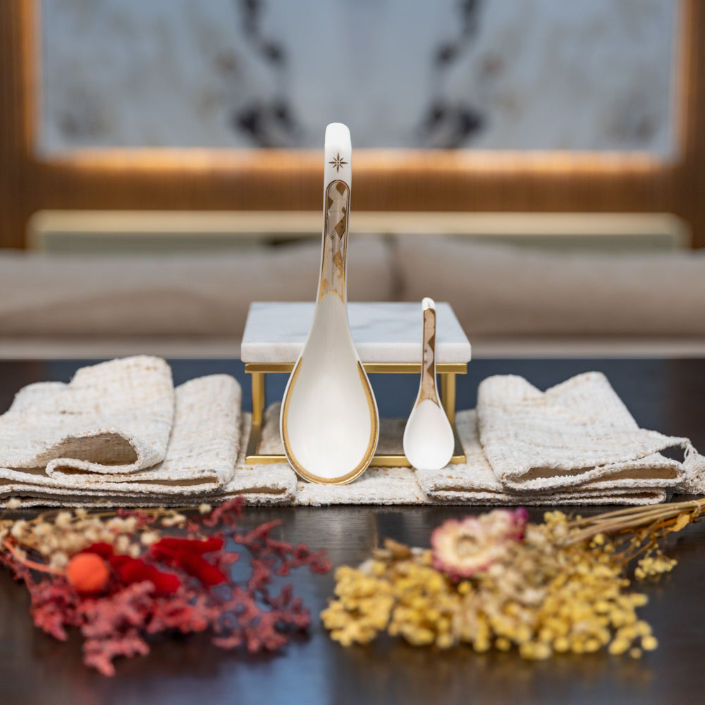 طقم سفرة الإمبراطورية الذهبي