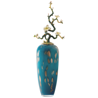 مزهرية أثيرية من خشب الصفصاف الأزرق