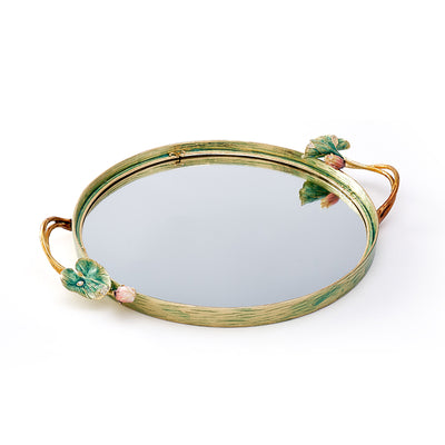 Lotus Serenity Mirrored Tray