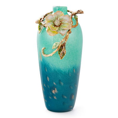 Emerald Tide "Spring Whisper" Art Vase