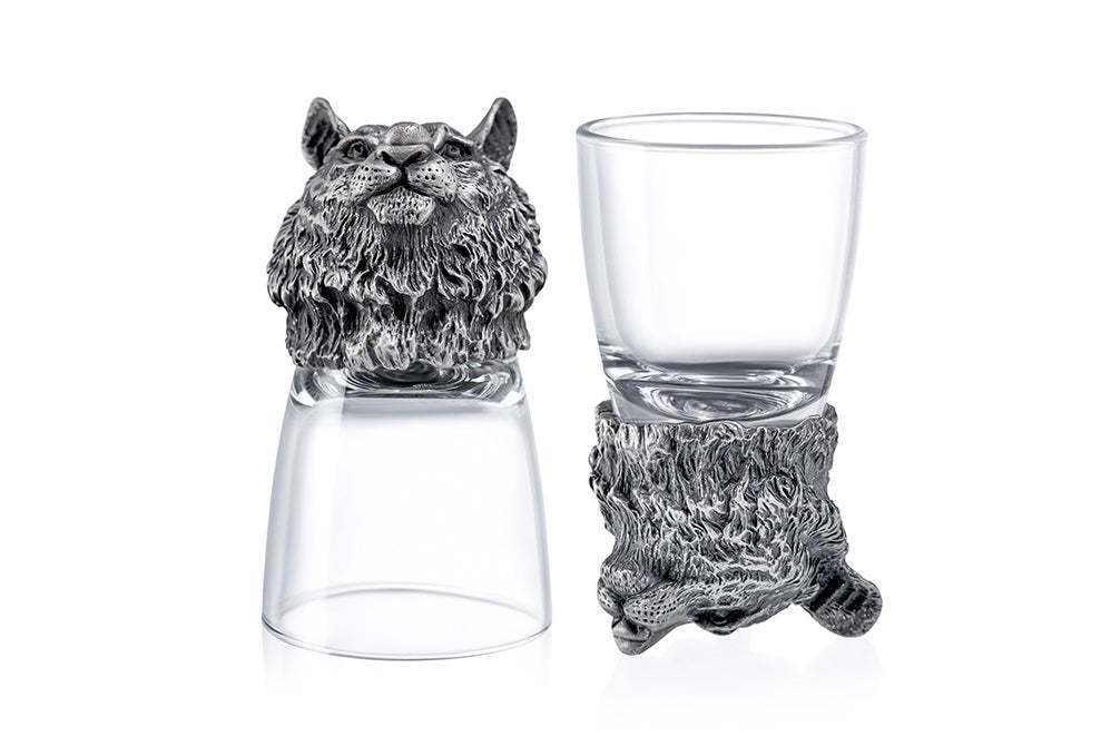 Ancient Tiger Shot Glass