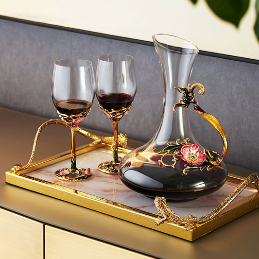 Twilight Bloom Wine Set