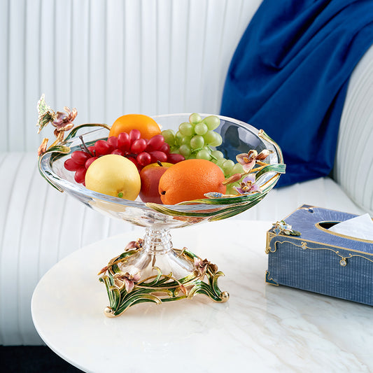 ملاذ كريستالي من زهرة الأوركيد الزرقاء