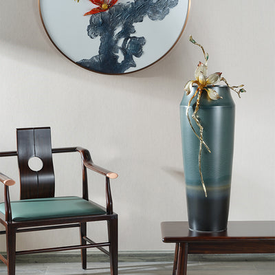 مزهرية إمبريال أزور "اللوتس الأبدي" الكبرى