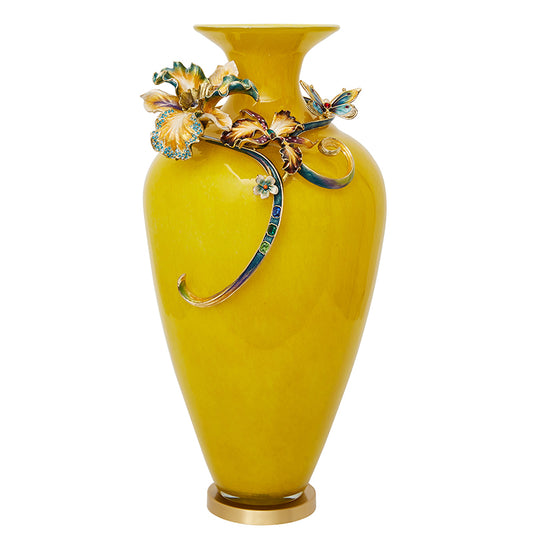Golden Bloom Vase