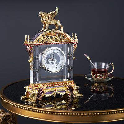 Majestic Winged Clock