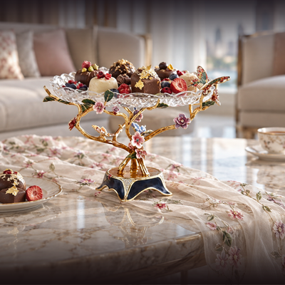 Gilded Butterfly Garden Stand