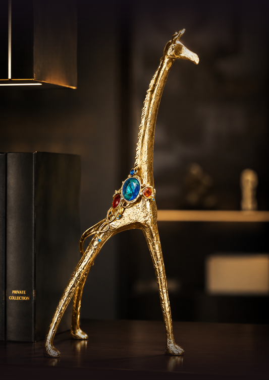Giraffe of Gold Ascent Ornament