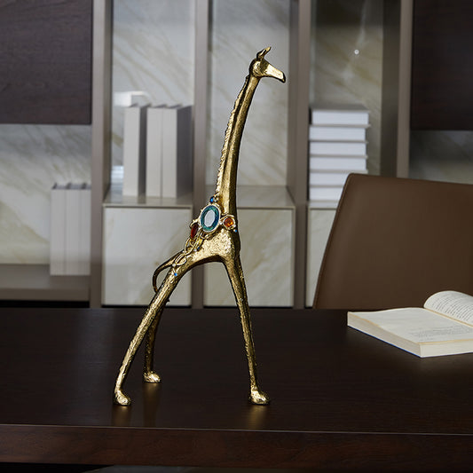 Giraffe of Gold Ascent Ornament