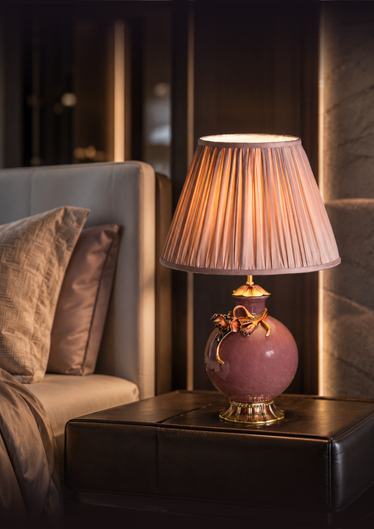 Blushing Blossom Heritage Table Lamp