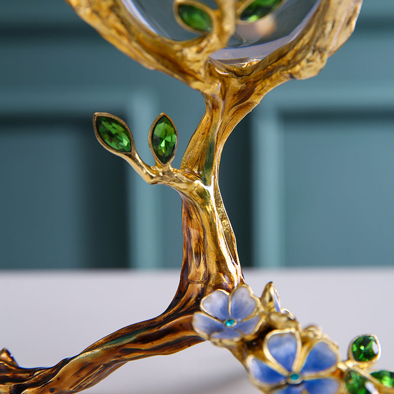 Gilded Azure Oracle Sphere