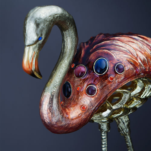 Gilded Flamingo Grace Artisan Sculpture