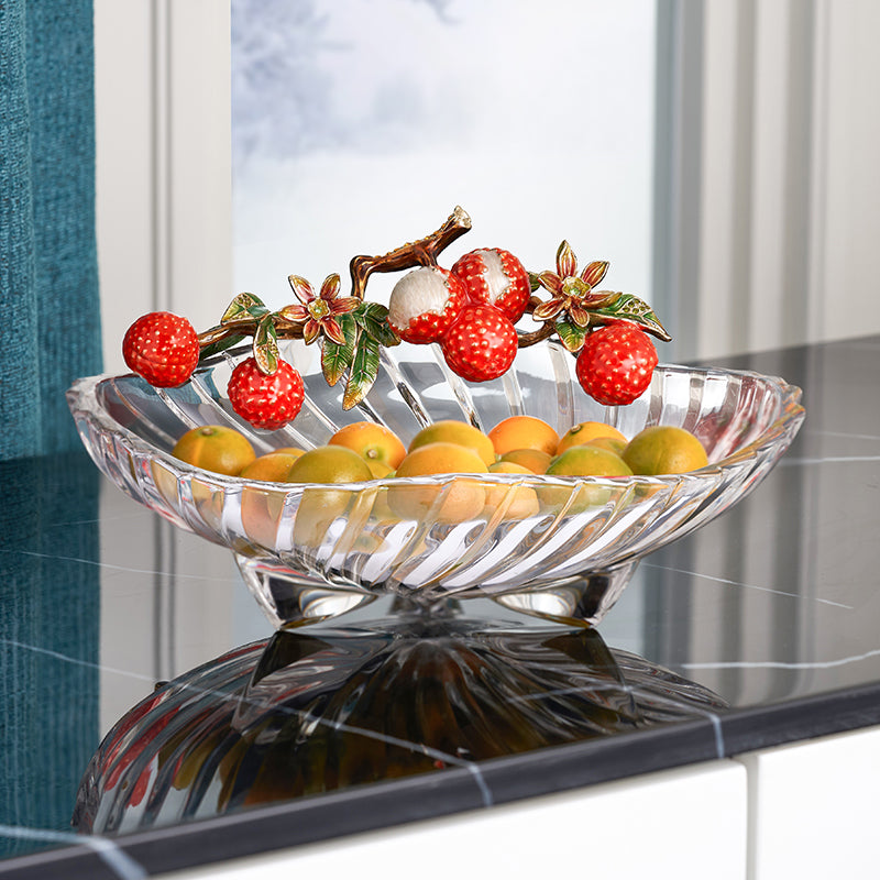 وعاء صدفة الليتشي القرمزي