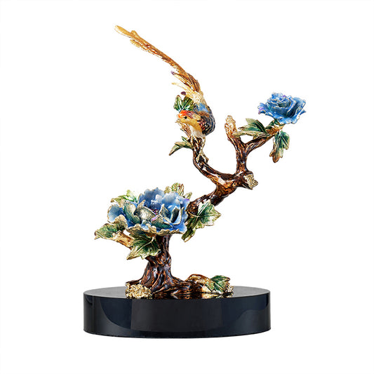 Azure Songbird Golden Sanctuary