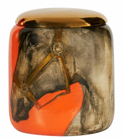 Equestrian Spirit Ceramic Vase