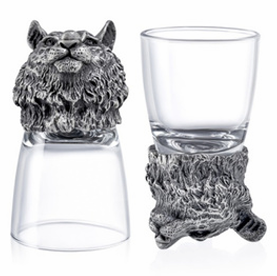 Ancient Tiger Shot Glass