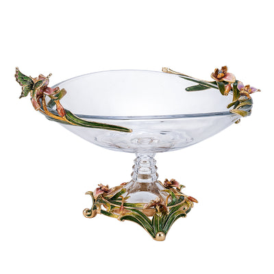 ملاذ كريستالي من زهرة الأوركيد الزرقاء