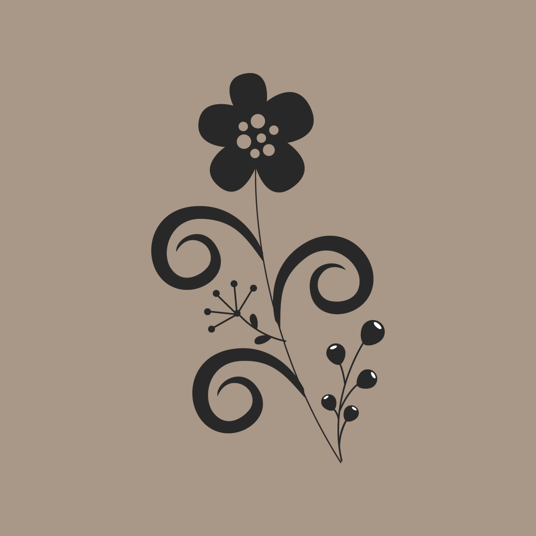 Glass Flower Ornaments