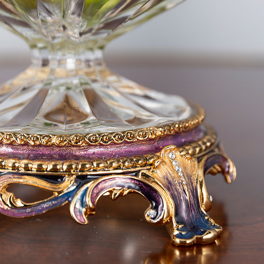 Imperial Crown Jeweled Candy Jar