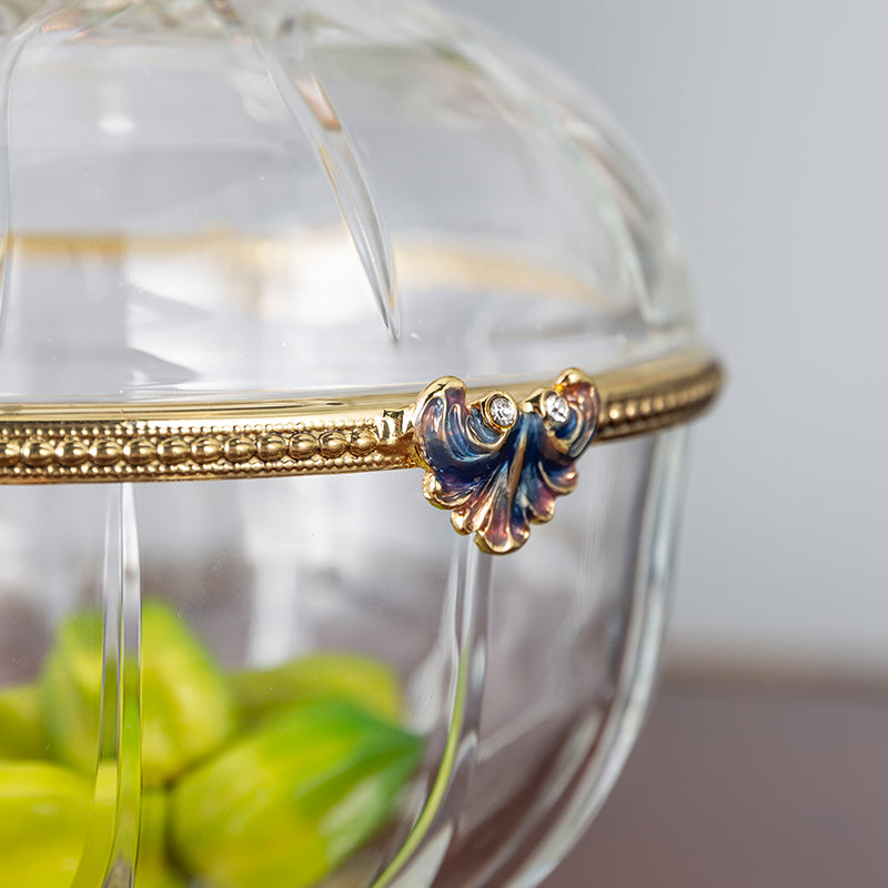 Imperial Crown Jeweled Candy Jar