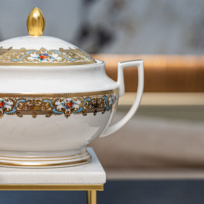 طقم سفرة الورد الملكي