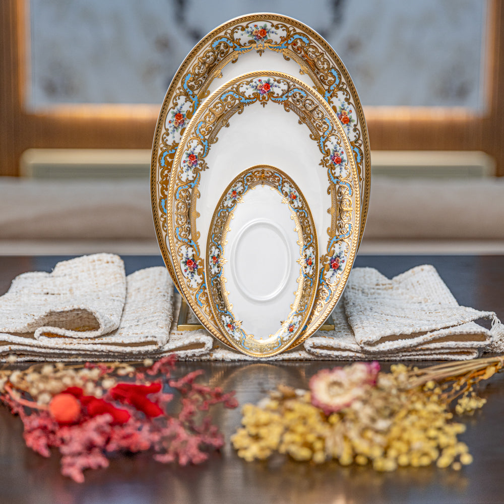 طقم سفرة الورد الملكي