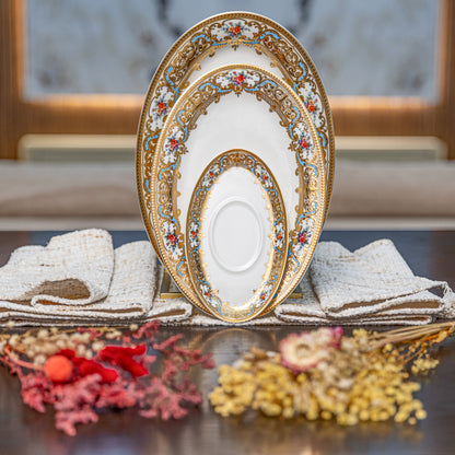 طقم سفرة الورد الملكي