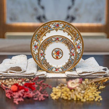 طقم سفرة الورد الملكي