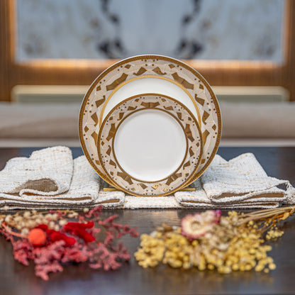 طقم سفرة الإمبراطورية الذهبي