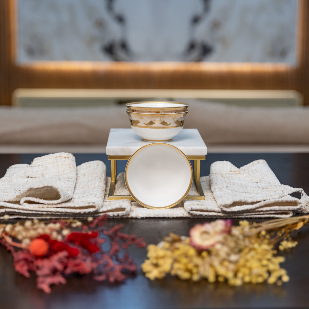 طقم سفرة الإمبراطورية الذهبي