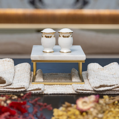 طقم سفرة الإمبراطورية الذهبي