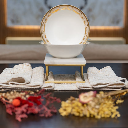 طقم سفرة الإمبراطورية الذهبي