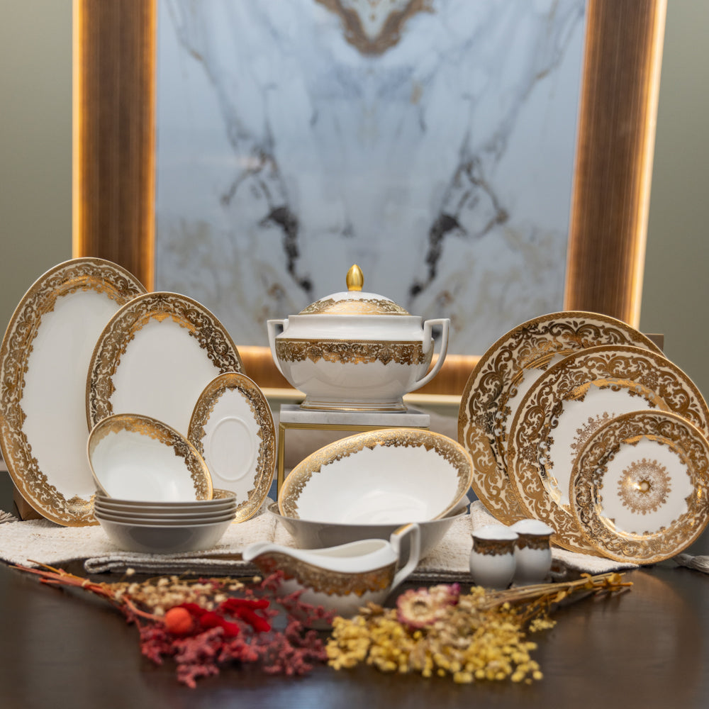 Baroque Gold Dining Set