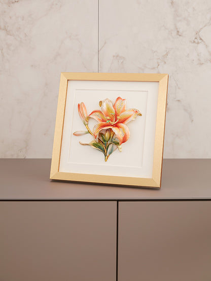 زهرة أبدية زنبق مذهب