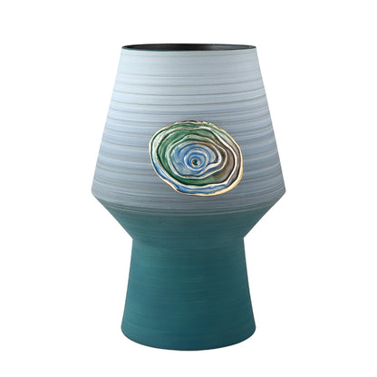 Aegean Waters Ceramic Vase