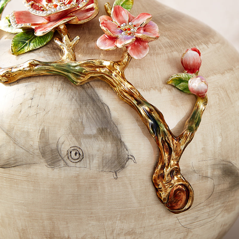 Golden Koi Zen Vessel