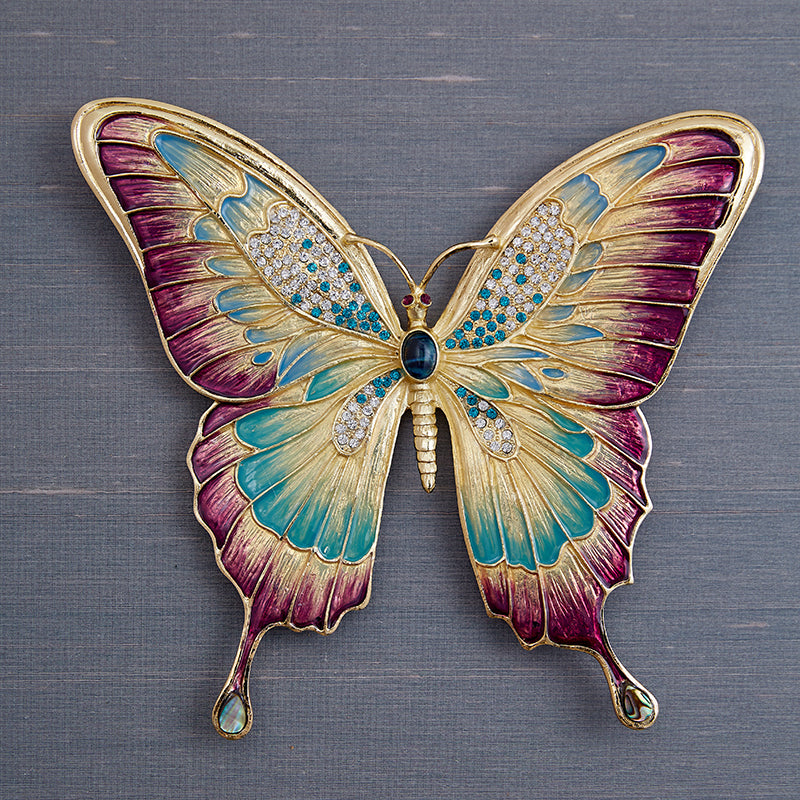 جواهر الطبيعة "أجنحة مذهبة" لوحة ثلاثية مؤطرة