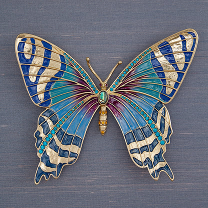 جواهر الطبيعة "أجنحة مذهبة" لوحة ثلاثية مؤطرة