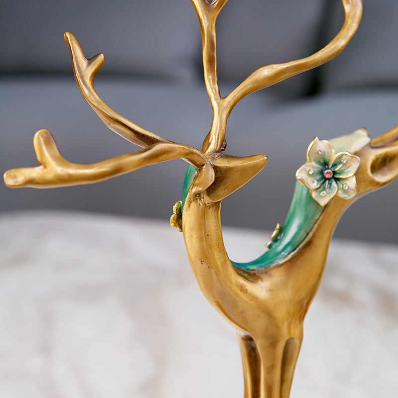 Golden Stag Majesty Figurine