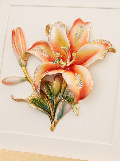 زهرة أبدية زنبق مذهب