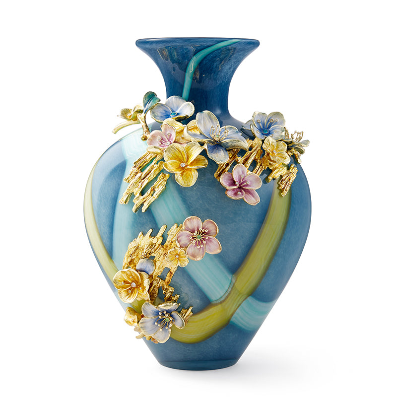 Azure Gardens "Meadow Muse" Art Vase