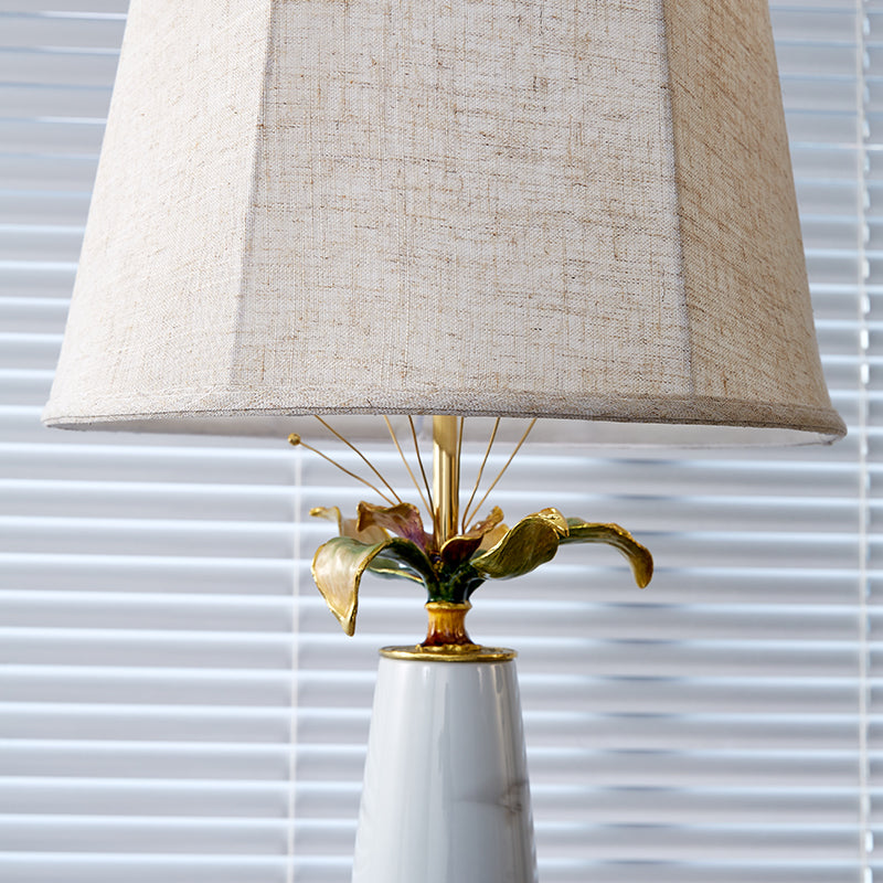 Carrara Floral Gold Accent Lamp