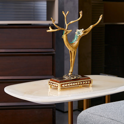 Golden Stag Majesty Figurine