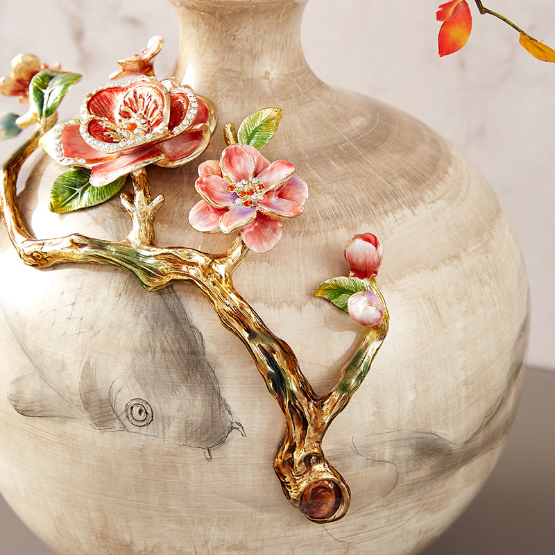 Golden Koi Zen Vessel