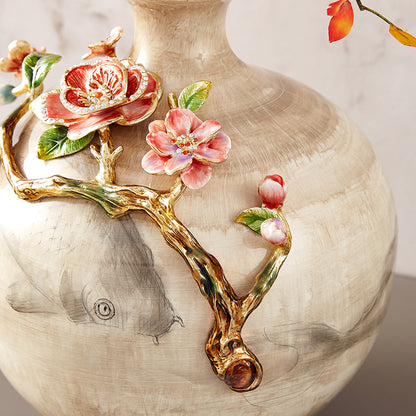 Golden Koi Zen Vessel
