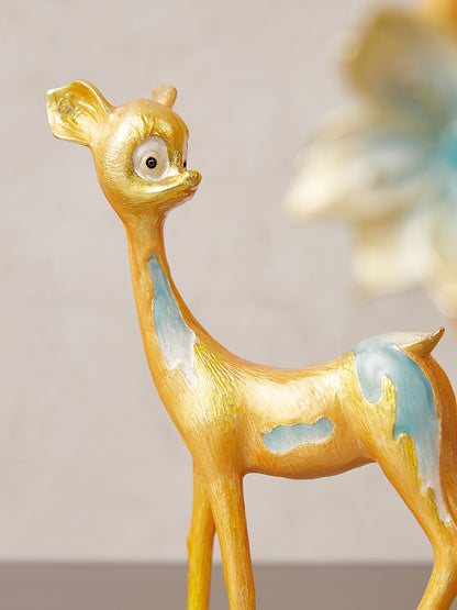 Enchanted Gilded Fawn Family