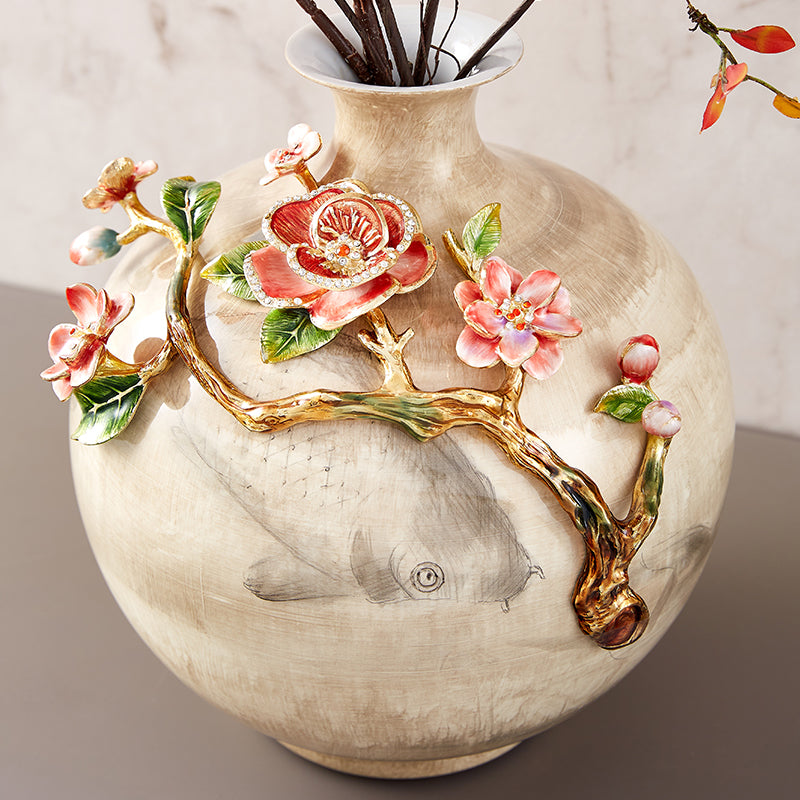 Golden Koi Zen Vessel