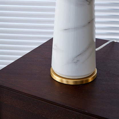 Carrara Floral Gold Accent Lamp