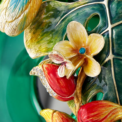 مزهرية توكان استوائية زمردية