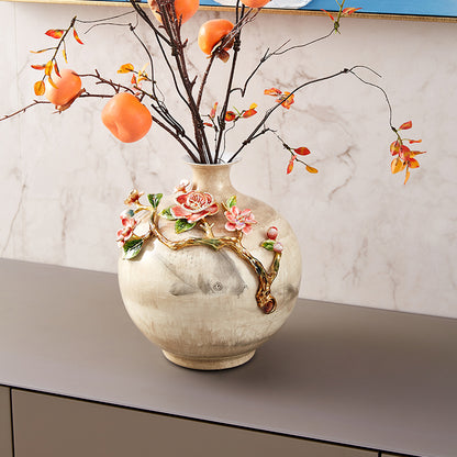 Golden Koi Zen Vessel